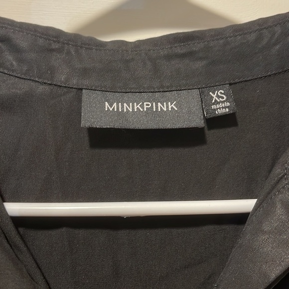 MinkPink Sinking Ships Black Long Sleeve Jumpsuit XS - Picture 6 of 9
